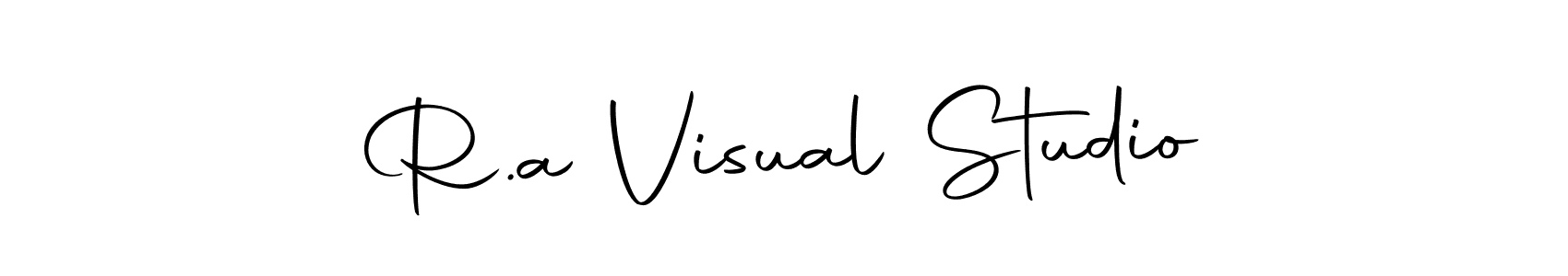 R.a Visual Studio stylish signature style. Best Handwritten Sign (Autography-DOLnW) for my name. Handwritten Signature Collection Ideas for my name R.a Visual Studio. R.a Visual Studio signature style 10 images and pictures png