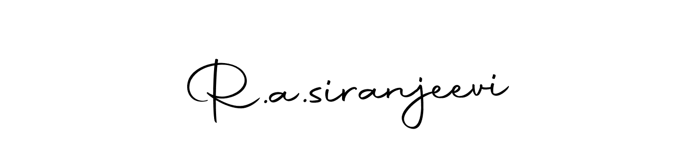 Once you've used our free online signature maker to create your best signature Autography-DOLnW style, it's time to enjoy all of the benefits that R.a.siranjeevi name signing documents. R.a.siranjeevi signature style 10 images and pictures png