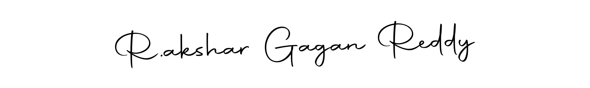 Make a short R.akshar Gagan Reddy signature style. Manage your documents anywhere anytime using Autography-DOLnW. Create and add eSignatures, submit forms, share and send files easily. R.akshar Gagan Reddy signature style 10 images and pictures png