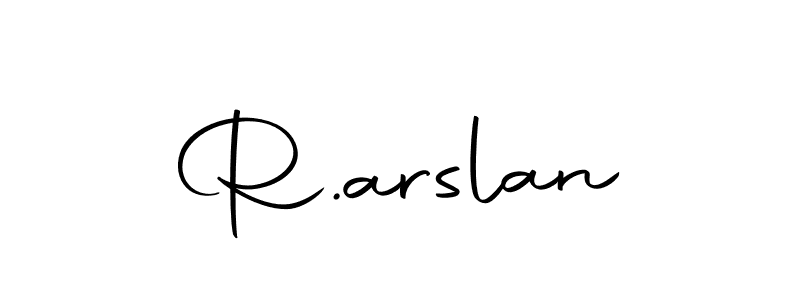 Design your own signature with our free online signature maker. With this signature software, you can create a handwritten (Autography-DOLnW) signature for name R.arslan. R.arslan signature style 10 images and pictures png