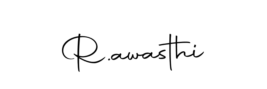 You should practise on your own different ways (Autography-DOLnW) to write your name (R.awasthi) in signature. don't let someone else do it for you. R.awasthi signature style 10 images and pictures png