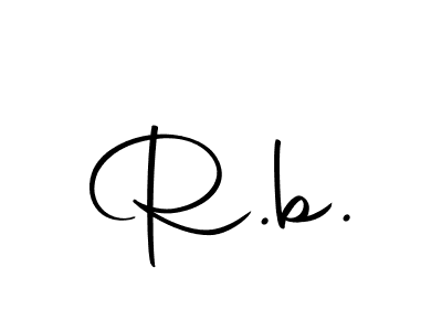 You should practise on your own different ways (Autography-DOLnW) to write your name (R.b.) in signature. don't let someone else do it for you. R.b. signature style 10 images and pictures png