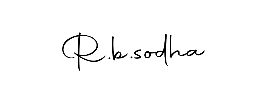 Also we have R.b.sodha name is the best signature style. Create professional handwritten signature collection using Autography-DOLnW autograph style. R.b.sodha signature style 10 images and pictures png