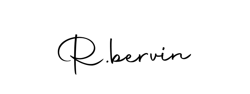 Also we have R.bervin name is the best signature style. Create professional handwritten signature collection using Autography-DOLnW autograph style. R.bervin signature style 10 images and pictures png