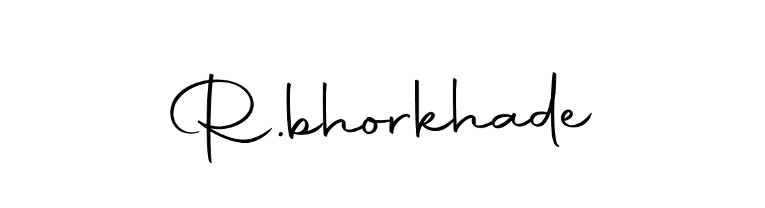 Make a beautiful signature design for name R.bhorkhade. With this signature (Autography-DOLnW) style, you can create a handwritten signature for free. R.bhorkhade signature style 10 images and pictures png
