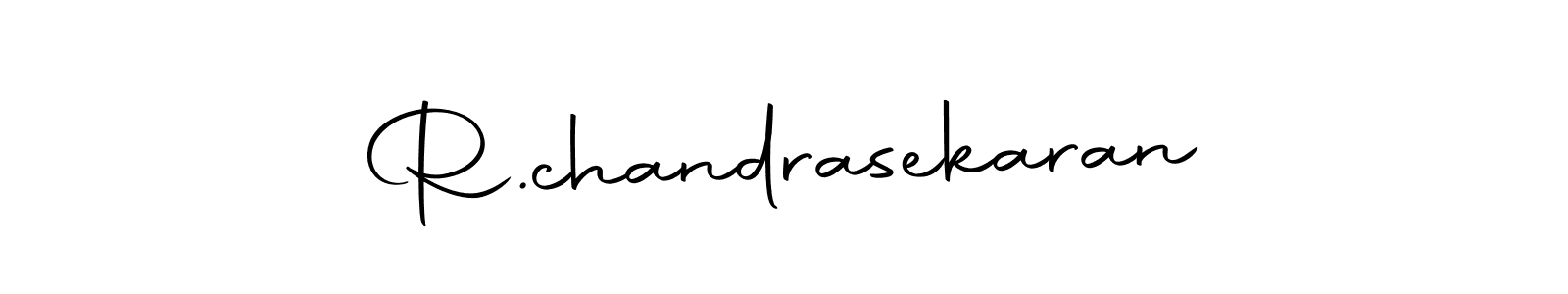 Create a beautiful signature design for name R.chandrasekaran. With this signature (Autography-DOLnW) fonts, you can make a handwritten signature for free. R.chandrasekaran signature style 10 images and pictures png