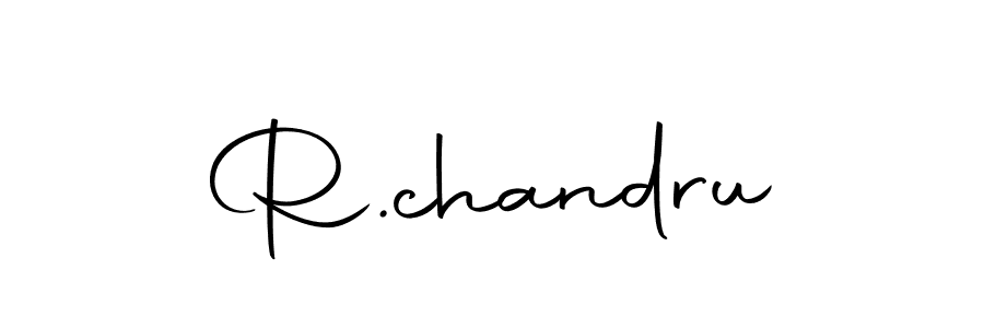 Design your own signature with our free online signature maker. With this signature software, you can create a handwritten (Autography-DOLnW) signature for name R.chandru. R.chandru signature style 10 images and pictures png