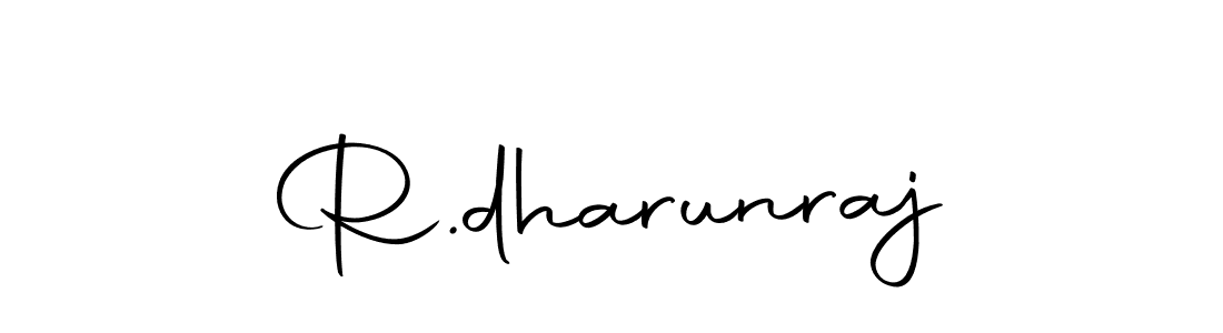 if you are searching for the best signature style for your name R.dharunraj. so please give up your signature search. here we have designed multiple signature styles  using Autography-DOLnW. R.dharunraj signature style 10 images and pictures png