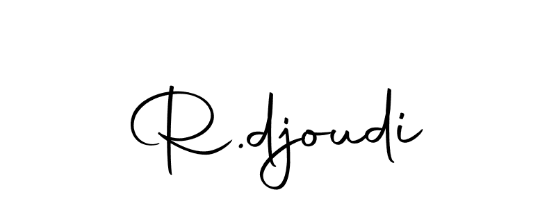 Create a beautiful signature design for name R.djoudi. With this signature (Autography-DOLnW) fonts, you can make a handwritten signature for free. R.djoudi signature style 10 images and pictures png