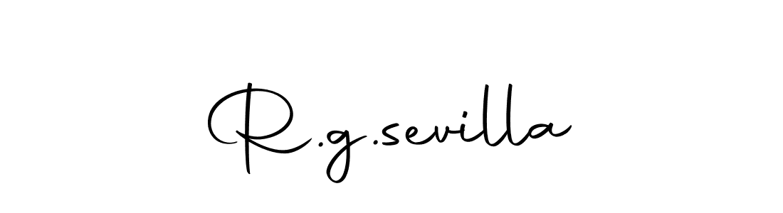 Make a beautiful signature design for name R.g.sevilla. With this signature (Autography-DOLnW) style, you can create a handwritten signature for free. R.g.sevilla signature style 10 images and pictures png