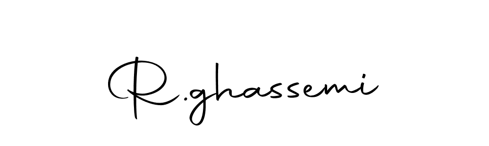 How to make R.ghassemi signature? Autography-DOLnW is a professional autograph style. Create handwritten signature for R.ghassemi name. R.ghassemi signature style 10 images and pictures png