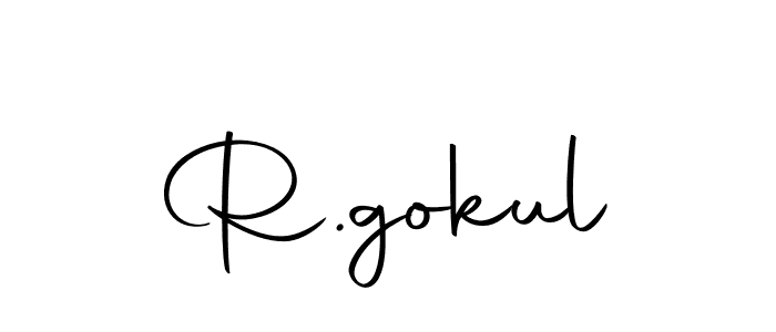 How to make R.gokul signature? Autography-DOLnW is a professional autograph style. Create handwritten signature for R.gokul name. R.gokul signature style 10 images and pictures png