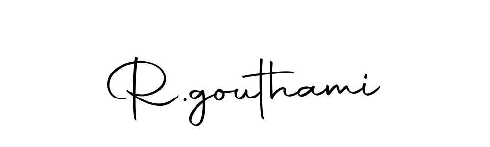 R.gouthami stylish signature style. Best Handwritten Sign (Autography-DOLnW) for my name. Handwritten Signature Collection Ideas for my name R.gouthami. R.gouthami signature style 10 images and pictures png