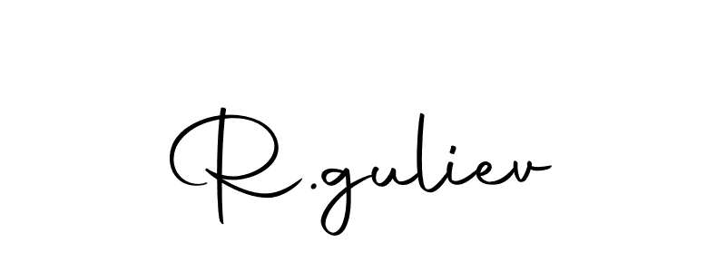 Make a beautiful signature design for name R.guliev. Use this online signature maker to create a handwritten signature for free. R.guliev signature style 10 images and pictures png