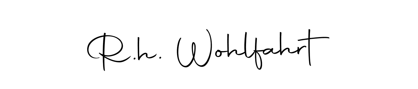 Check out images of Autograph of R.h. Wohlfahrt name. Actor R.h. Wohlfahrt Signature Style. Autography-DOLnW is a professional sign style online. R.h. Wohlfahrt signature style 10 images and pictures png