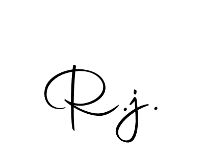 Make a beautiful signature design for name R.j.. With this signature (Autography-DOLnW) style, you can create a handwritten signature for free. R.j. signature style 10 images and pictures png