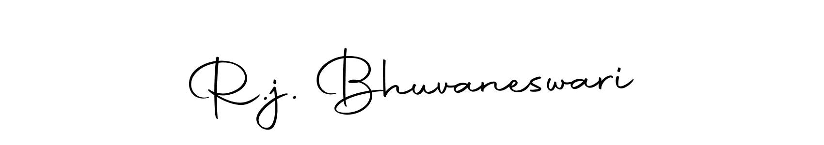 Once you've used our free online signature maker to create your best signature Autography-DOLnW style, it's time to enjoy all of the benefits that R.j. Bhuvaneswari name signing documents. R.j. Bhuvaneswari signature style 10 images and pictures png