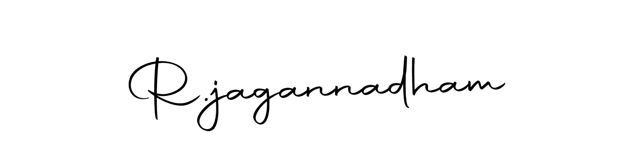 Create a beautiful signature design for name R.jagannadham. With this signature (Autography-DOLnW) fonts, you can make a handwritten signature for free. R.jagannadham signature style 10 images and pictures png