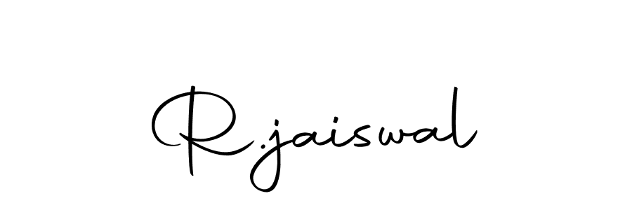 Make a beautiful signature design for name R.jaiswal. With this signature (Autography-DOLnW) style, you can create a handwritten signature for free. R.jaiswal signature style 10 images and pictures png