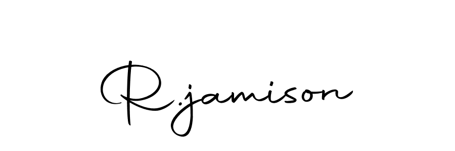 How to make R.jamison signature? Autography-DOLnW is a professional autograph style. Create handwritten signature for R.jamison name. R.jamison signature style 10 images and pictures png
