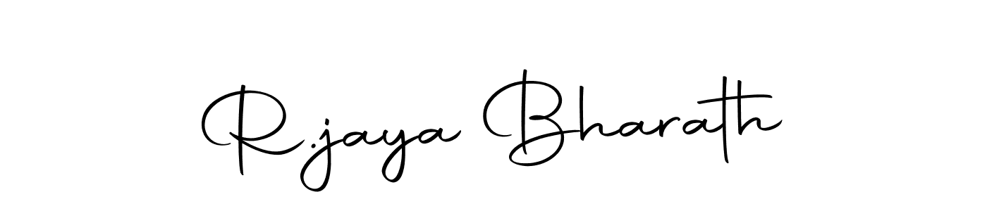 R.jaya Bharath stylish signature style. Best Handwritten Sign (Autography-DOLnW) for my name. Handwritten Signature Collection Ideas for my name R.jaya Bharath. R.jaya Bharath signature style 10 images and pictures png