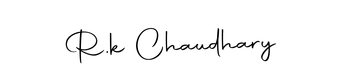 Design your own signature with our free online signature maker. With this signature software, you can create a handwritten (Autography-DOLnW) signature for name R.k Chaudhary. R.k Chaudhary signature style 10 images and pictures png