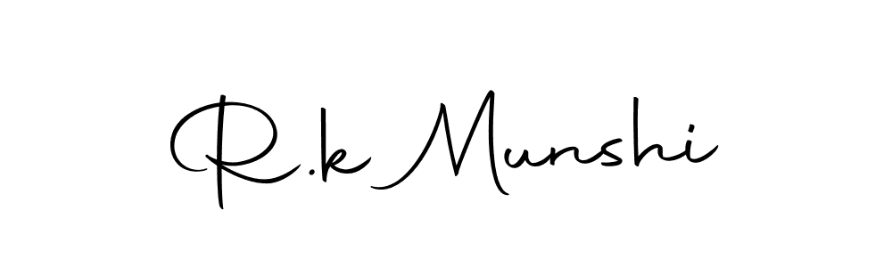 You should practise on your own different ways (Autography-DOLnW) to write your name (R.k Munshi) in signature. don't let someone else do it for you. R.k Munshi signature style 10 images and pictures png