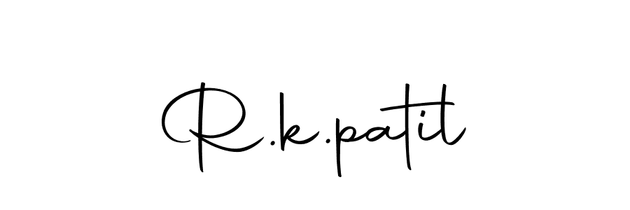Design your own signature with our free online signature maker. With this signature software, you can create a handwritten (Autography-DOLnW) signature for name R.k.patil. R.k.patil signature style 10 images and pictures png