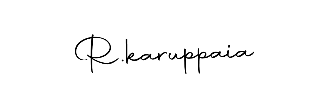 R.karuppaia stylish signature style. Best Handwritten Sign (Autography-DOLnW) for my name. Handwritten Signature Collection Ideas for my name R.karuppaia. R.karuppaia signature style 10 images and pictures png