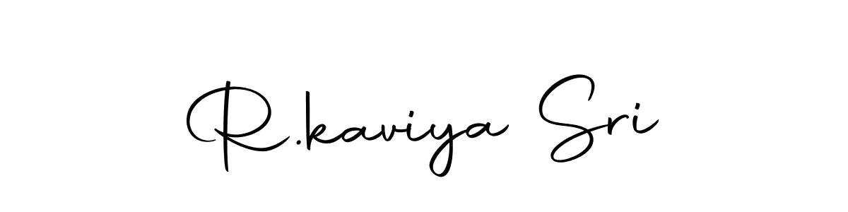 The best way (Autography-DOLnW) to make a short signature is to pick only two or three words in your name. The name R.kaviya Sri include a total of six letters. For converting this name. R.kaviya Sri signature style 10 images and pictures png