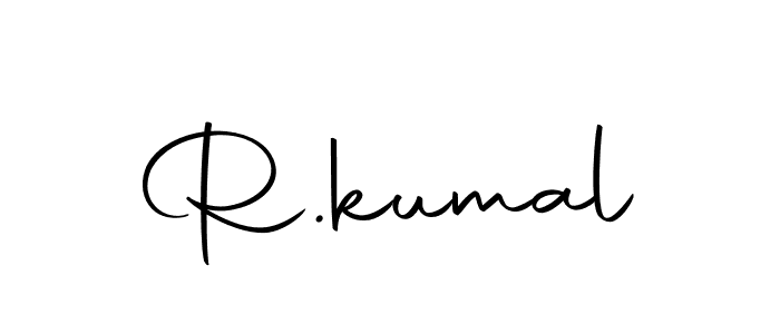 How to make R.kumal name signature. Use Autography-DOLnW style for creating short signs online. This is the latest handwritten sign. R.kumal signature style 10 images and pictures png