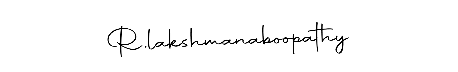 Similarly Autography-DOLnW is the best handwritten signature design. Signature creator online .You can use it as an online autograph creator for name R.lakshmanaboopathy. R.lakshmanaboopathy signature style 10 images and pictures png