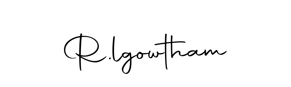 Make a beautiful signature design for name R.lgowtham. Use this online signature maker to create a handwritten signature for free. R.lgowtham signature style 10 images and pictures png
