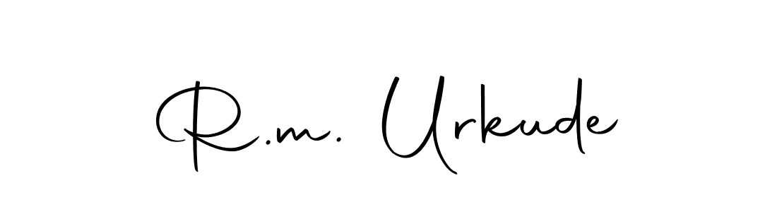 Here are the top 10 professional signature styles for the name R.m. Urkude. These are the best autograph styles you can use for your name. R.m. Urkude signature style 10 images and pictures png