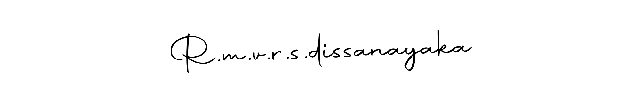 R.m.v.r.s.dissanayaka stylish signature style. Best Handwritten Sign (Autography-DOLnW) for my name. Handwritten Signature Collection Ideas for my name R.m.v.r.s.dissanayaka. R.m.v.r.s.dissanayaka signature style 10 images and pictures png