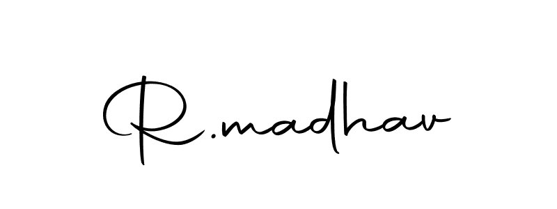 R.madhav stylish signature style. Best Handwritten Sign (Autography-DOLnW) for my name. Handwritten Signature Collection Ideas for my name R.madhav. R.madhav signature style 10 images and pictures png