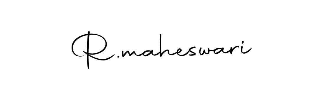 Create a beautiful signature design for name R.maheswari. With this signature (Autography-DOLnW) fonts, you can make a handwritten signature for free. R.maheswari signature style 10 images and pictures png