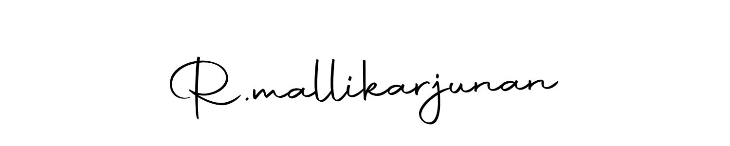 Design your own signature with our free online signature maker. With this signature software, you can create a handwritten (Autography-DOLnW) signature for name R.mallikarjunan. R.mallikarjunan signature style 10 images and pictures png