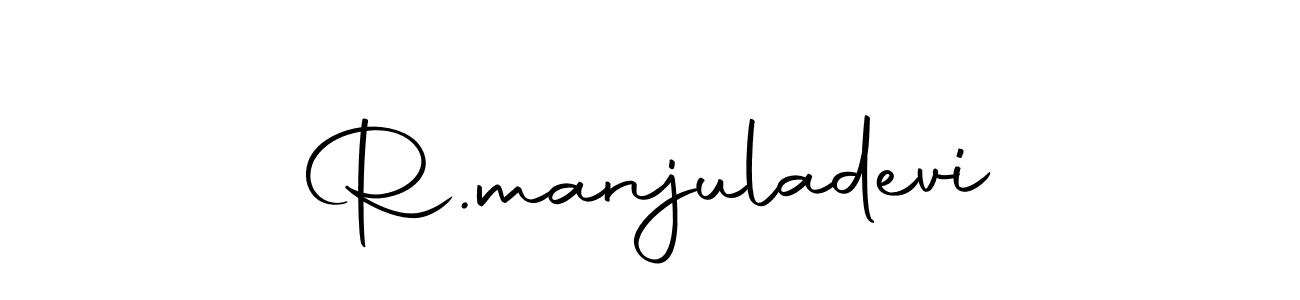 Make a beautiful signature design for name R.manjuladevi. With this signature (Autography-DOLnW) style, you can create a handwritten signature for free. R.manjuladevi signature style 10 images and pictures png