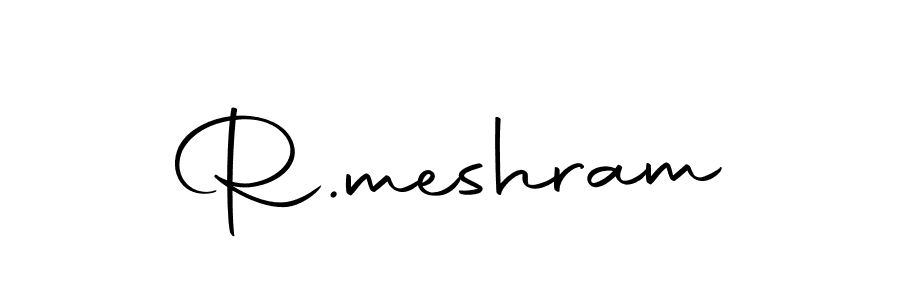How to make R.meshram signature? Autography-DOLnW is a professional autograph style. Create handwritten signature for R.meshram name. R.meshram signature style 10 images and pictures png