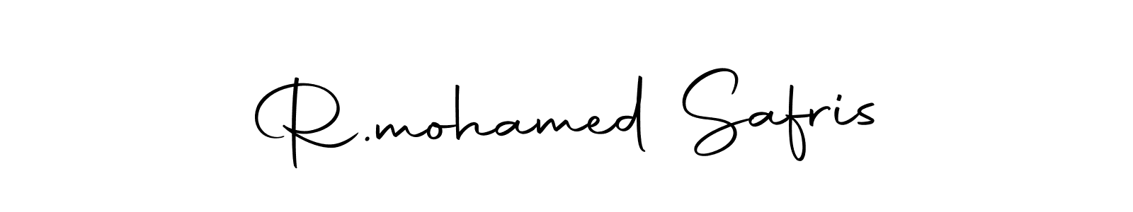 Design your own signature with our free online signature maker. With this signature software, you can create a handwritten (Autography-DOLnW) signature for name R.mohamed Safris. R.mohamed Safris signature style 10 images and pictures png