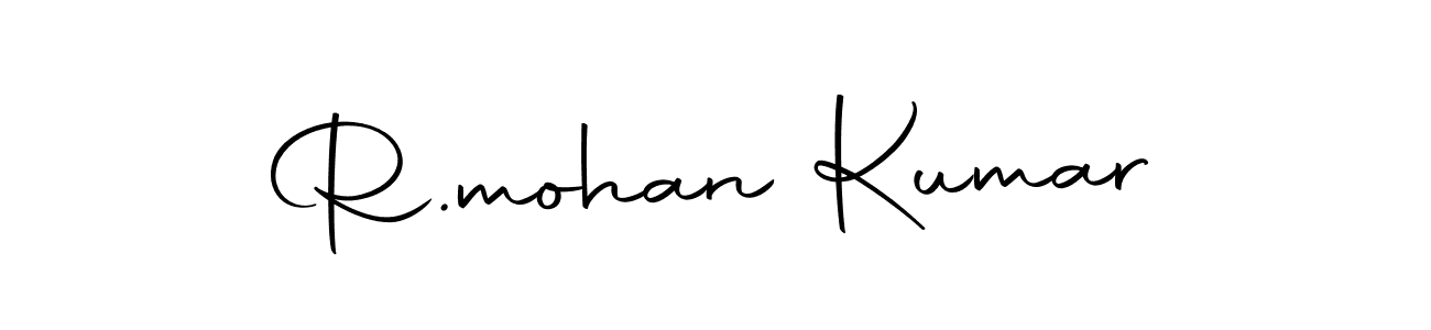 Design your own signature with our free online signature maker. With this signature software, you can create a handwritten (Autography-DOLnW) signature for name R.mohan Kumar. R.mohan Kumar signature style 10 images and pictures png