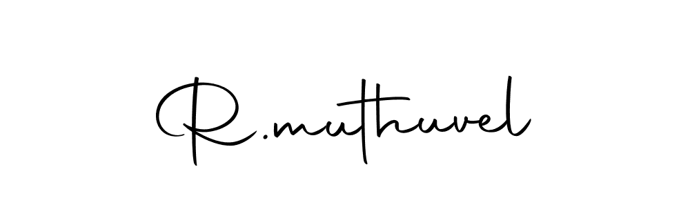 Make a beautiful signature design for name R.muthuvel. With this signature (Autography-DOLnW) style, you can create a handwritten signature for free. R.muthuvel signature style 10 images and pictures png