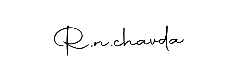 Use a signature maker to create a handwritten signature online. With this signature software, you can design (Autography-DOLnW) your own signature for name R.n.chavda. R.n.chavda signature style 10 images and pictures png