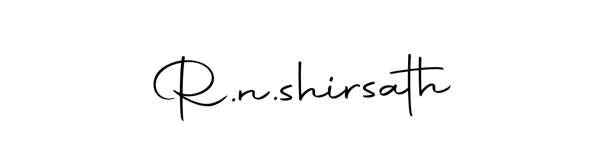 Create a beautiful signature design for name R.n.shirsath. With this signature (Autography-DOLnW) fonts, you can make a handwritten signature for free. R.n.shirsath signature style 10 images and pictures png