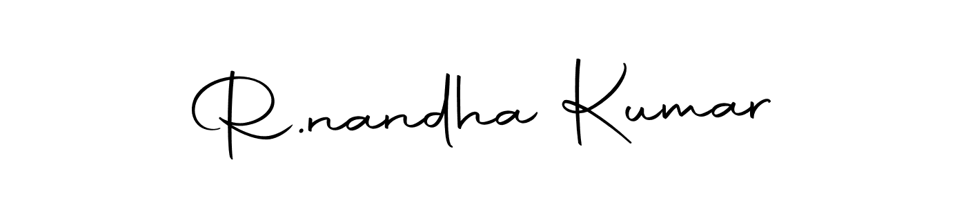 You can use this online signature creator to create a handwritten signature for the name R.nandha Kumar. This is the best online autograph maker. R.nandha Kumar signature style 10 images and pictures png