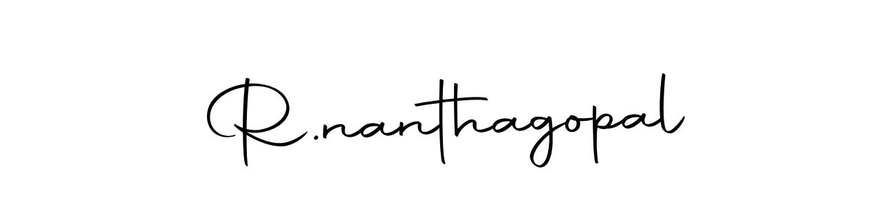 You can use this online signature creator to create a handwritten signature for the name R.nanthagopal. This is the best online autograph maker. R.nanthagopal signature style 10 images and pictures png