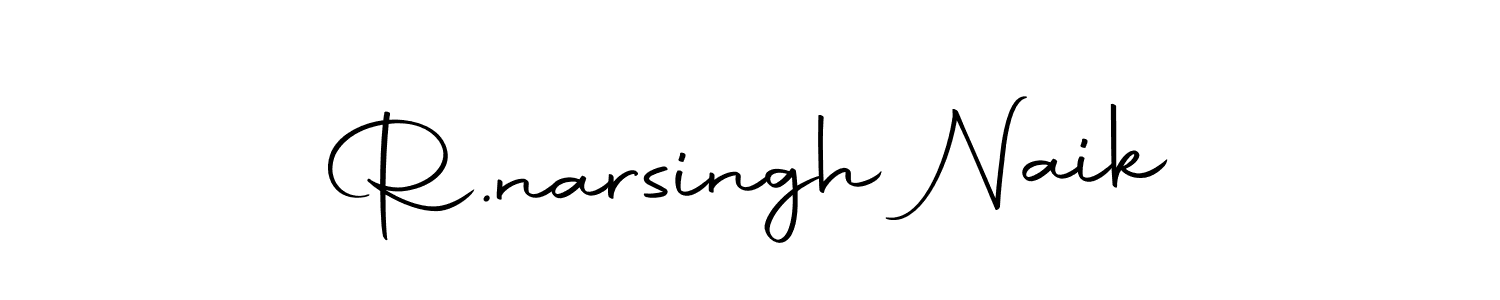 Make a beautiful signature design for name R.narsingh Naik. With this signature (Autography-DOLnW) style, you can create a handwritten signature for free. R.narsingh Naik signature style 10 images and pictures png