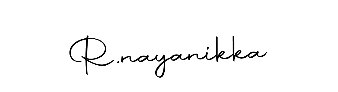 if you are searching for the best signature style for your name R.nayanikka. so please give up your signature search. here we have designed multiple signature styles  using Autography-DOLnW. R.nayanikka signature style 10 images and pictures png