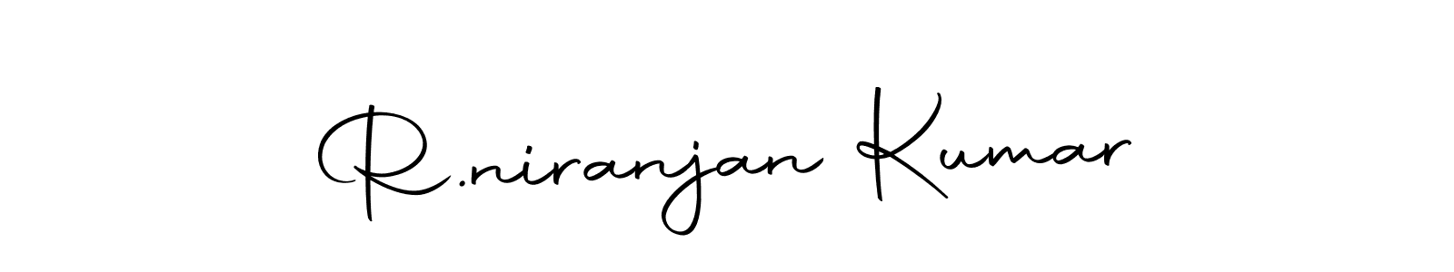 Autography-DOLnW is a professional signature style that is perfect for those who want to add a touch of class to their signature. It is also a great choice for those who want to make their signature more unique. Get R.niranjan Kumar name to fancy signature for free. R.niranjan Kumar signature style 10 images and pictures png
